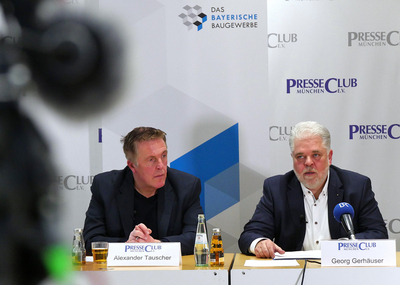 Pressekonferenz mit Verbandspräsident Georg Gerhäuser Pressekonferenz mit Verbandspräsident Georg Gerhäuser