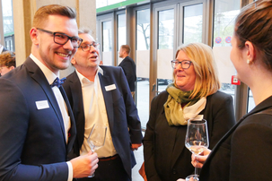Freude beim Gewinner Tobias Kastner nach der Preisverleihung