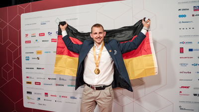Franz Lehnert holt Gold bei den EuroSkills