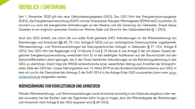 Gebäudeenergiegesetz - GEG - Isolierer