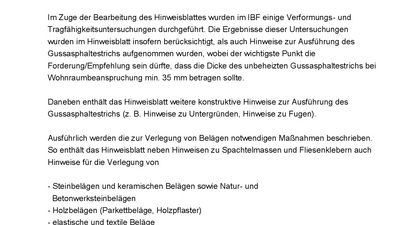 IBF - Technische Kurzmitteilungen Ausgabe 2/2014