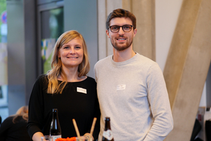 Get-Together im Anschluss an die Hochschulpreis-Verleihung 2022.