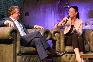 Bei der Podiumsdiskussion: Klaus Stöttner, MdL (CSU) und Claudia Tausend, MdB (SPD)