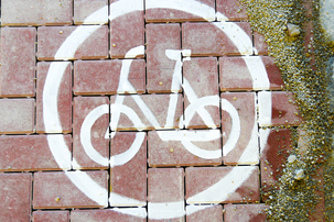 Ein Radweg