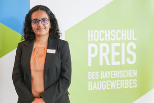 Die Siegerin des Hochschulpreises 2022: Ganga Surendran Sanila
