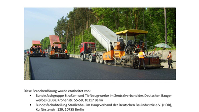 Branchenlösung Staubminimierung im Straßen- und Tiefbau