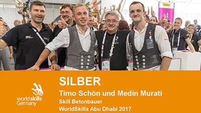 Medaillen für Deutschland in Abu Dhabi Medaillen für Deutschland in Abu Dhabi