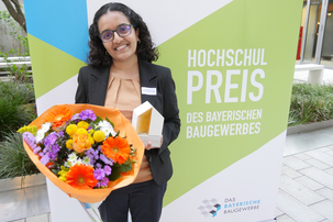 Mit dem 1. Preis (3.000 Euro) wurde Ganga Surendran Sanila für ihre Masterarbeit ausgezeichnet.