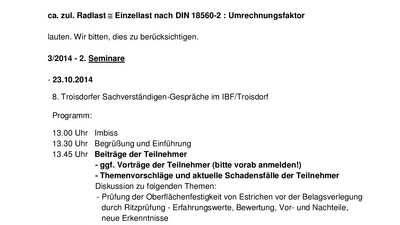 IBF - Technische Kurzmitteilungen Ausgabe 3/2014