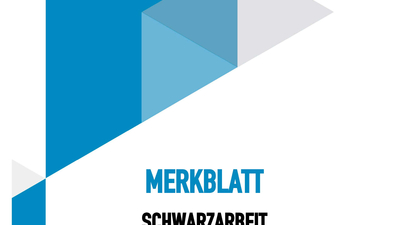 Merkblatt Schwarzarbeit am Bau
