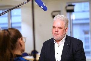 Verbandspräsident Georg Gerhäuser im Interview mit dem Bayerischen Rundfunk..