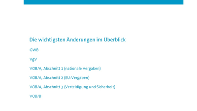 ZDB-Merkblatt: Die Vergaberechtsreform 2016